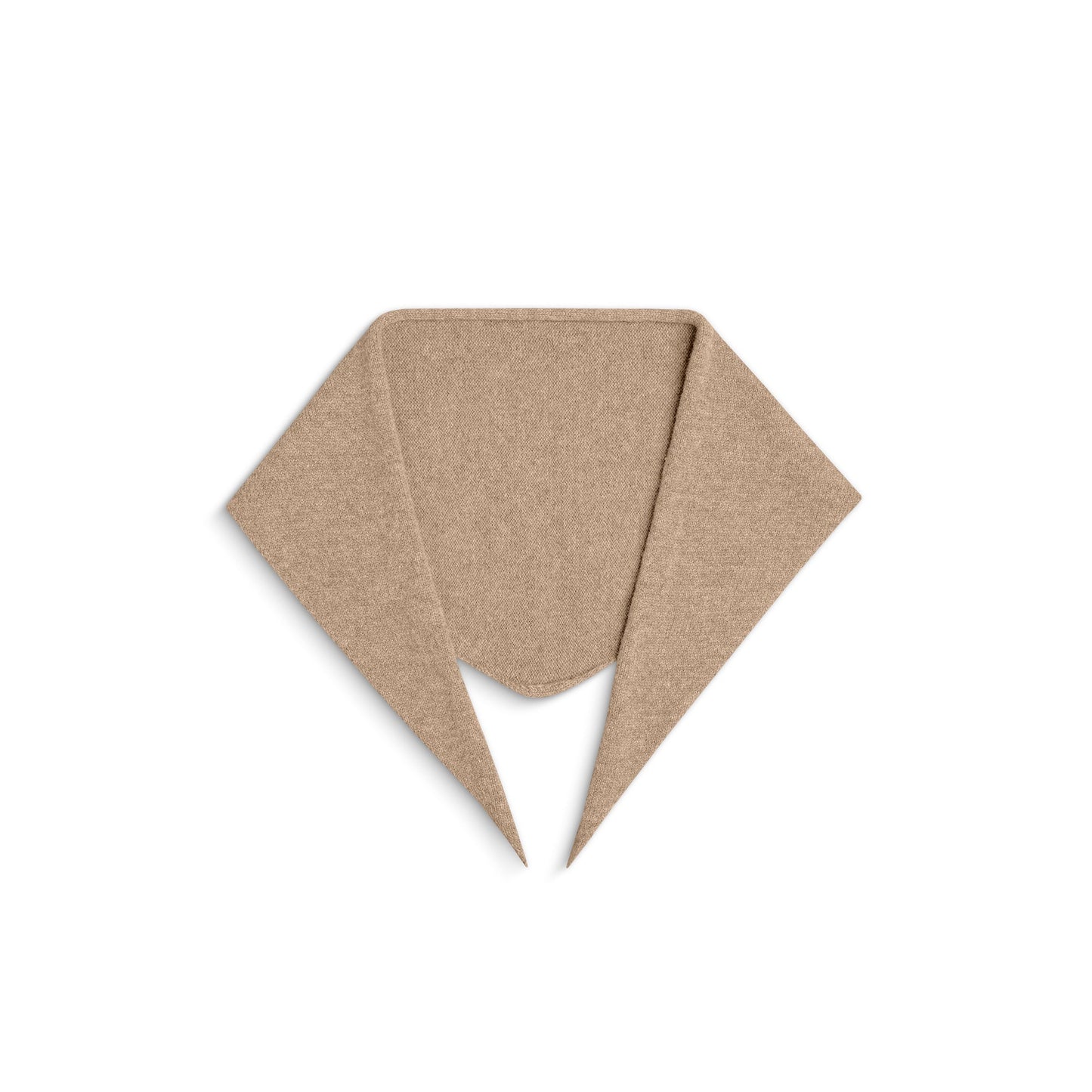 Women's Cashmere Triangle Knit Bandana Scarf
