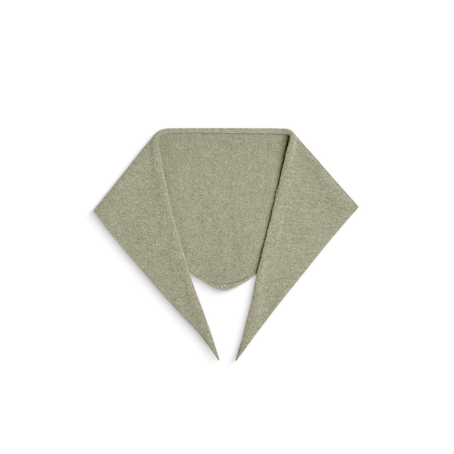 Women's Cashmere Triangle Knit Bandana Scarf