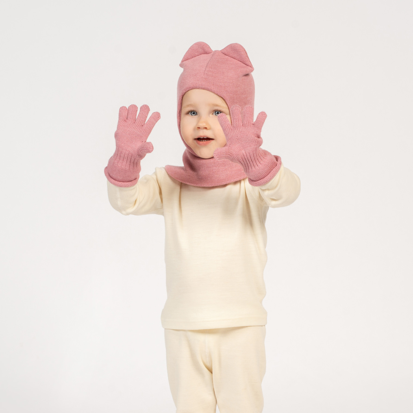 Kids' Knit Merino Gloves