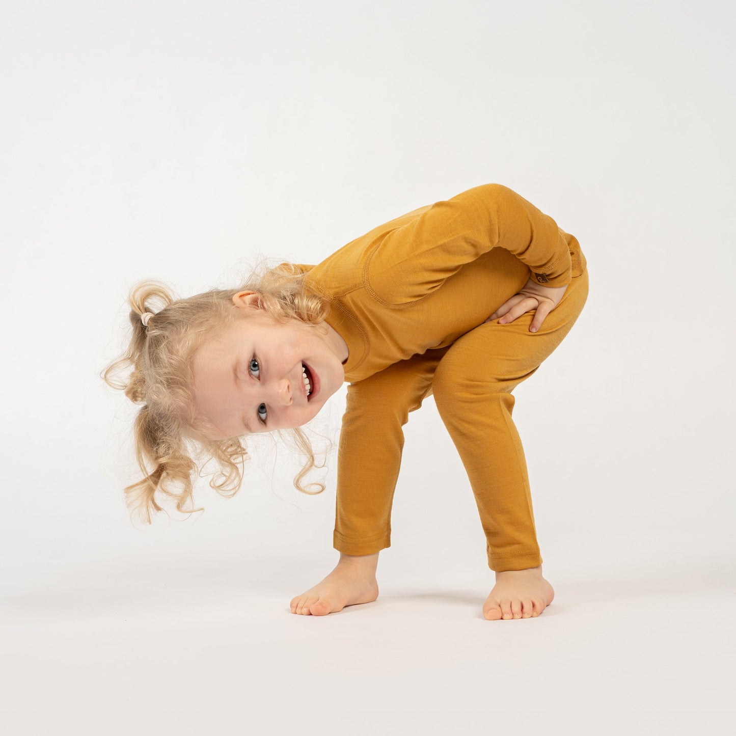 Kids' 160 Merino Pants Yellow