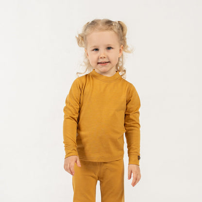 Kids' 160 Thermal Long Sleeve Crew Yellow