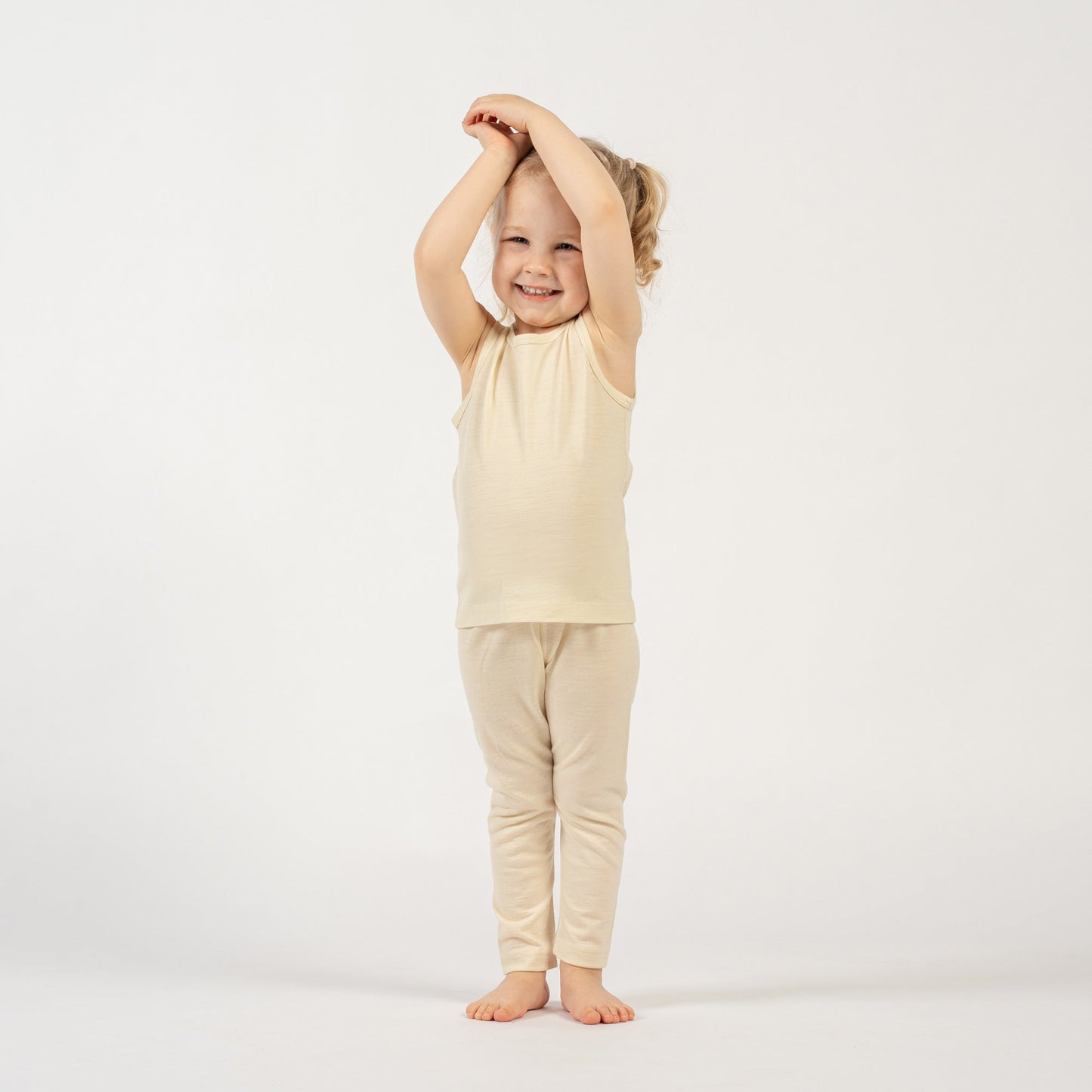 Kids' 160 Merino Pants Natural