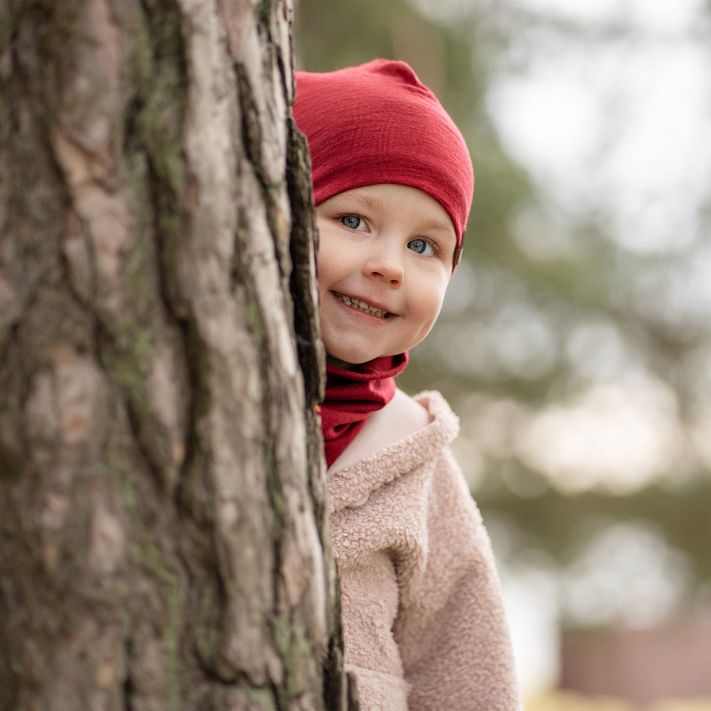 Kids' Merino Wool Neck Gaiter & Beanie 2-Piece Set