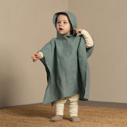 Baby Poncho with Hoodie