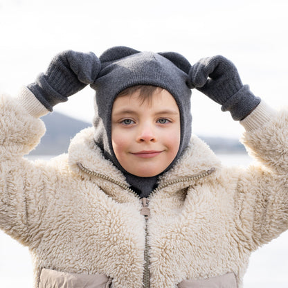 Kids' Knit Balaclava Cashmere Blend