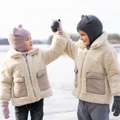 Kids' Knit Balaclava Cashmere Blend