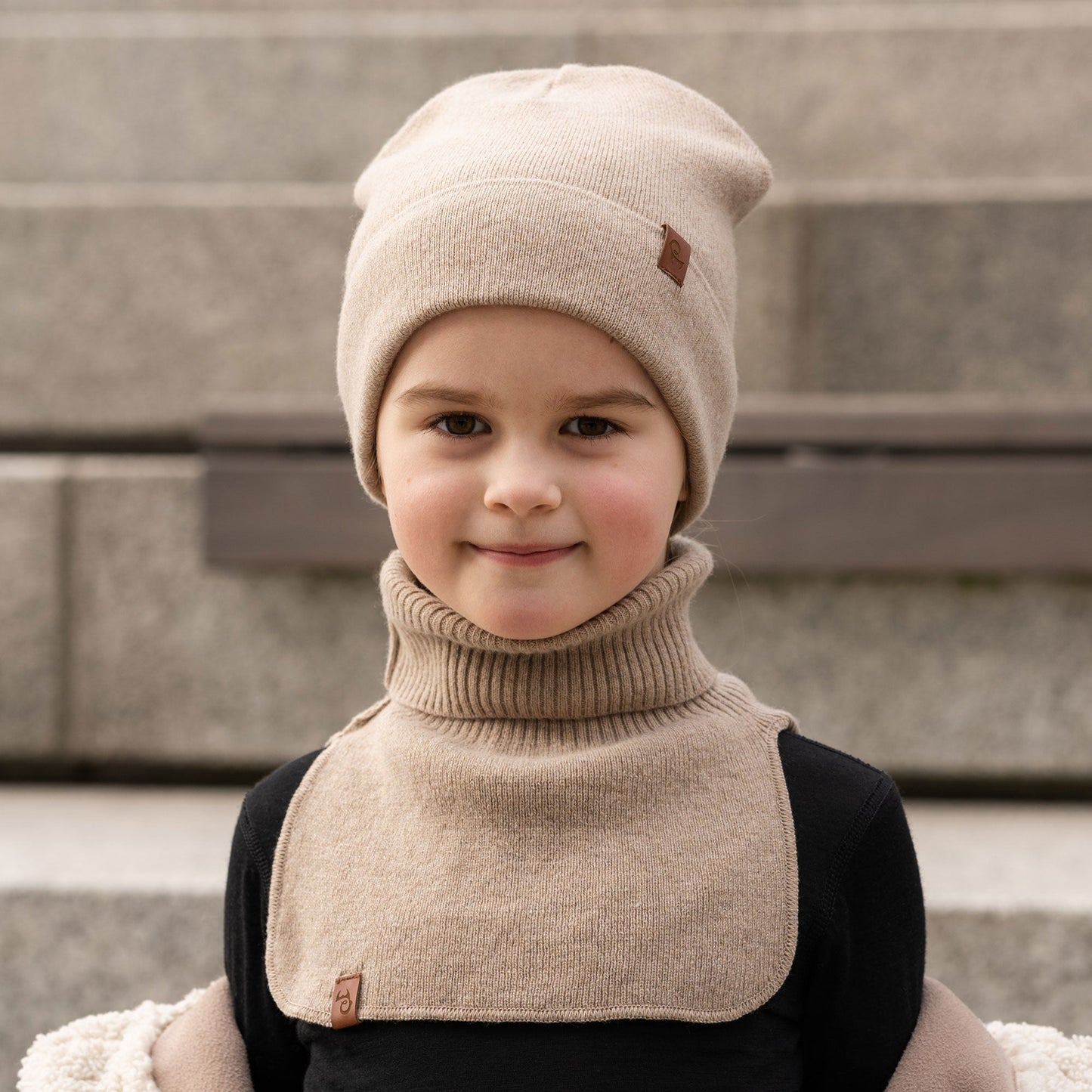 Kids' Knit Dickie Neck Warmer Cashmere Blend