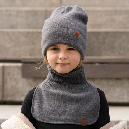 Kids' Knit Dickie Neck Warmer Cashmere Blend