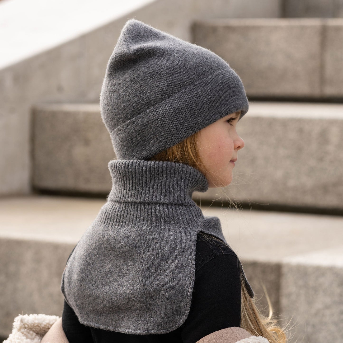 Kids' Knit Dickie Neck Warmer Cashmere Blend
