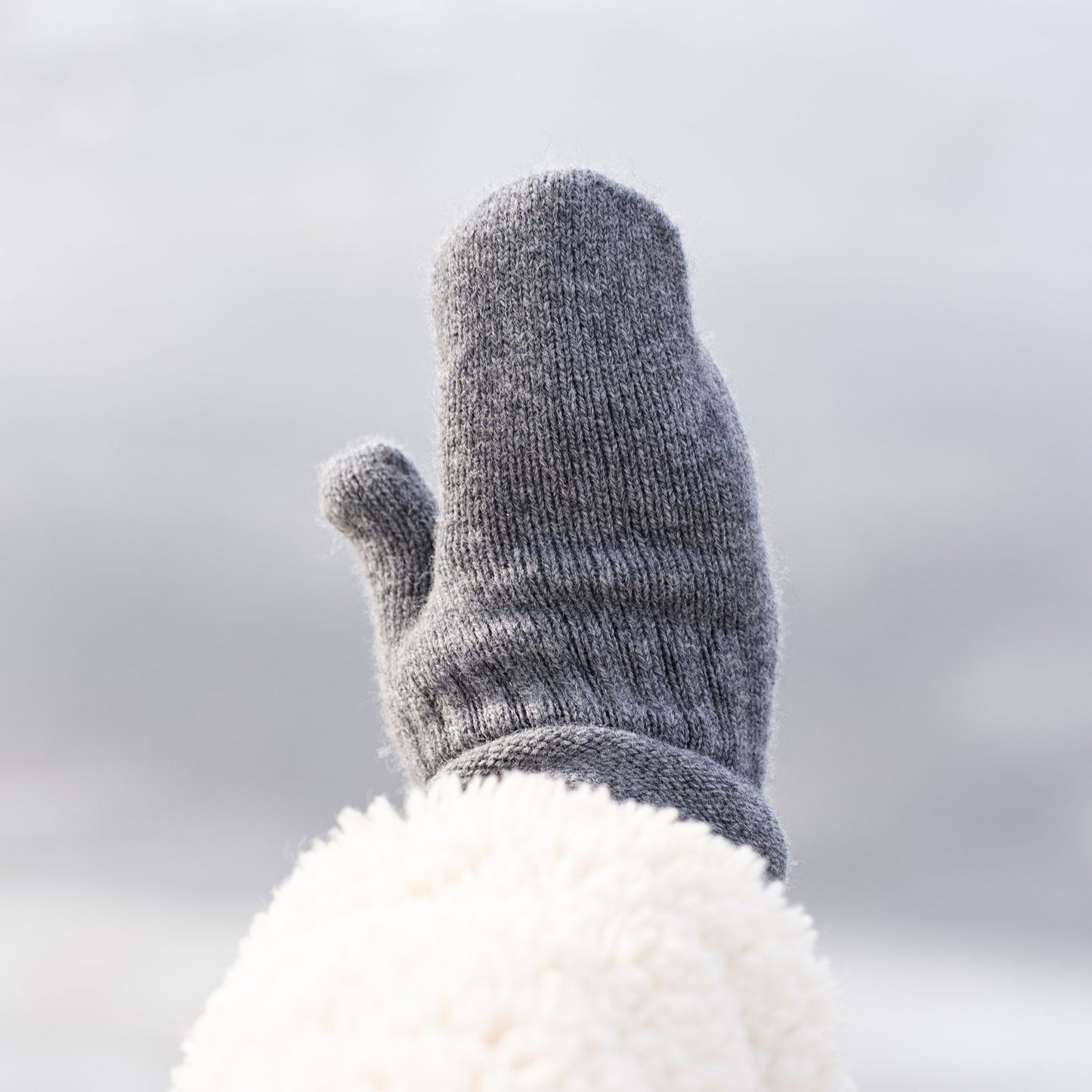Kids' Knit Mittens Cashmere Blend