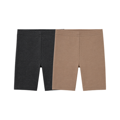 Kids' 160gsm Merino Cycling Shorts 2-Pack