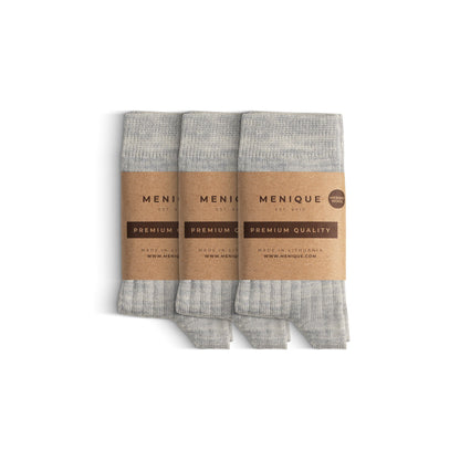 Kids' Merino Rib Crew Socks 3-Pack
