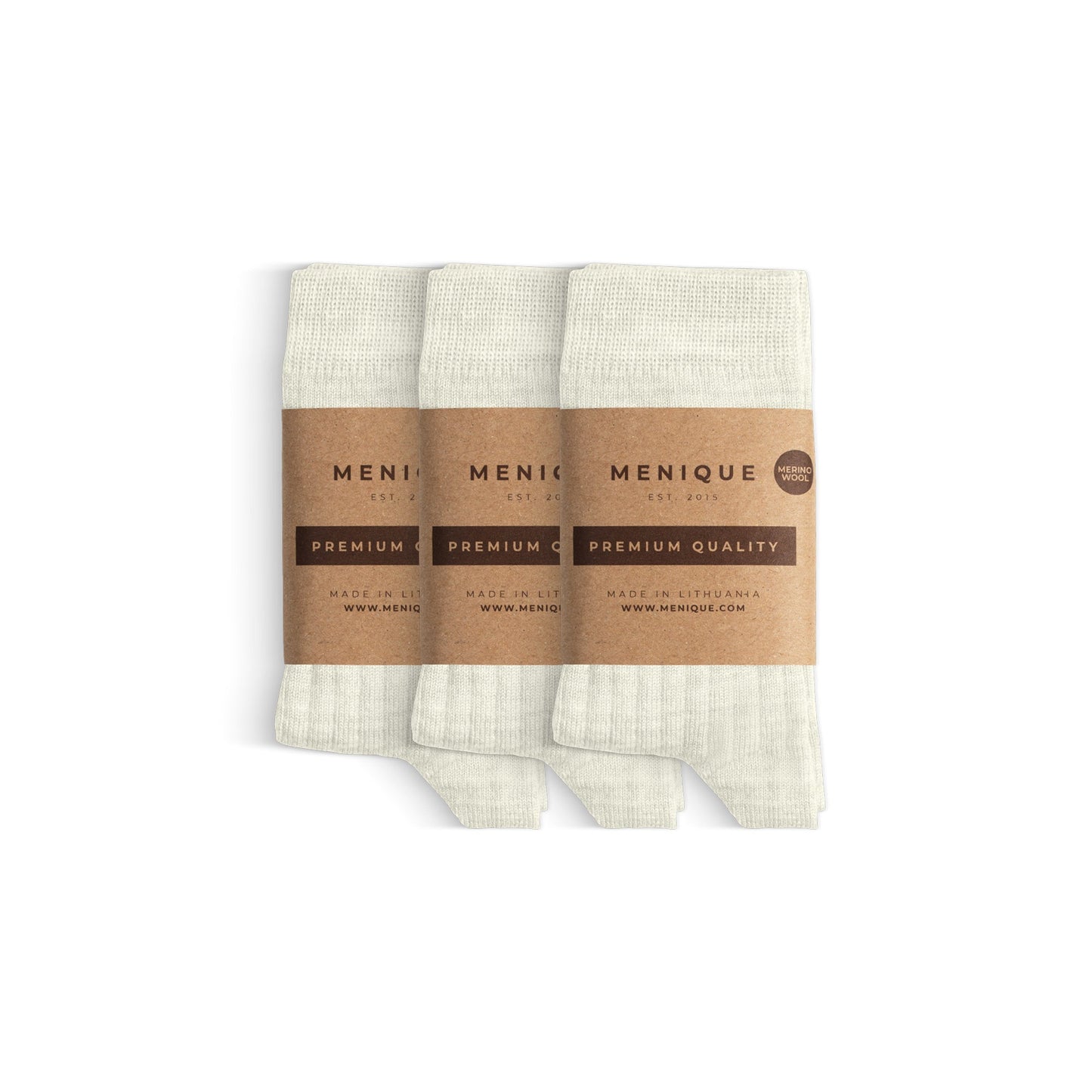 Kids' Merino Rib Crew Socks 3-Pack