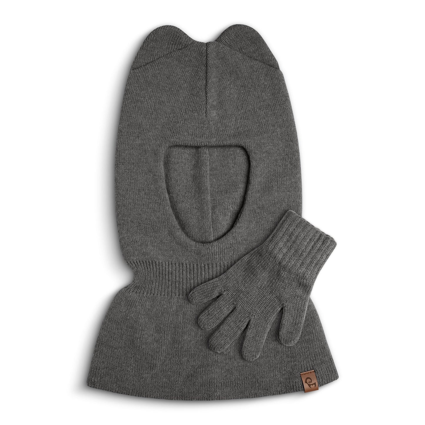Kids' Knit Balaclava & Gloves Merino & Cashmere 2-Piece