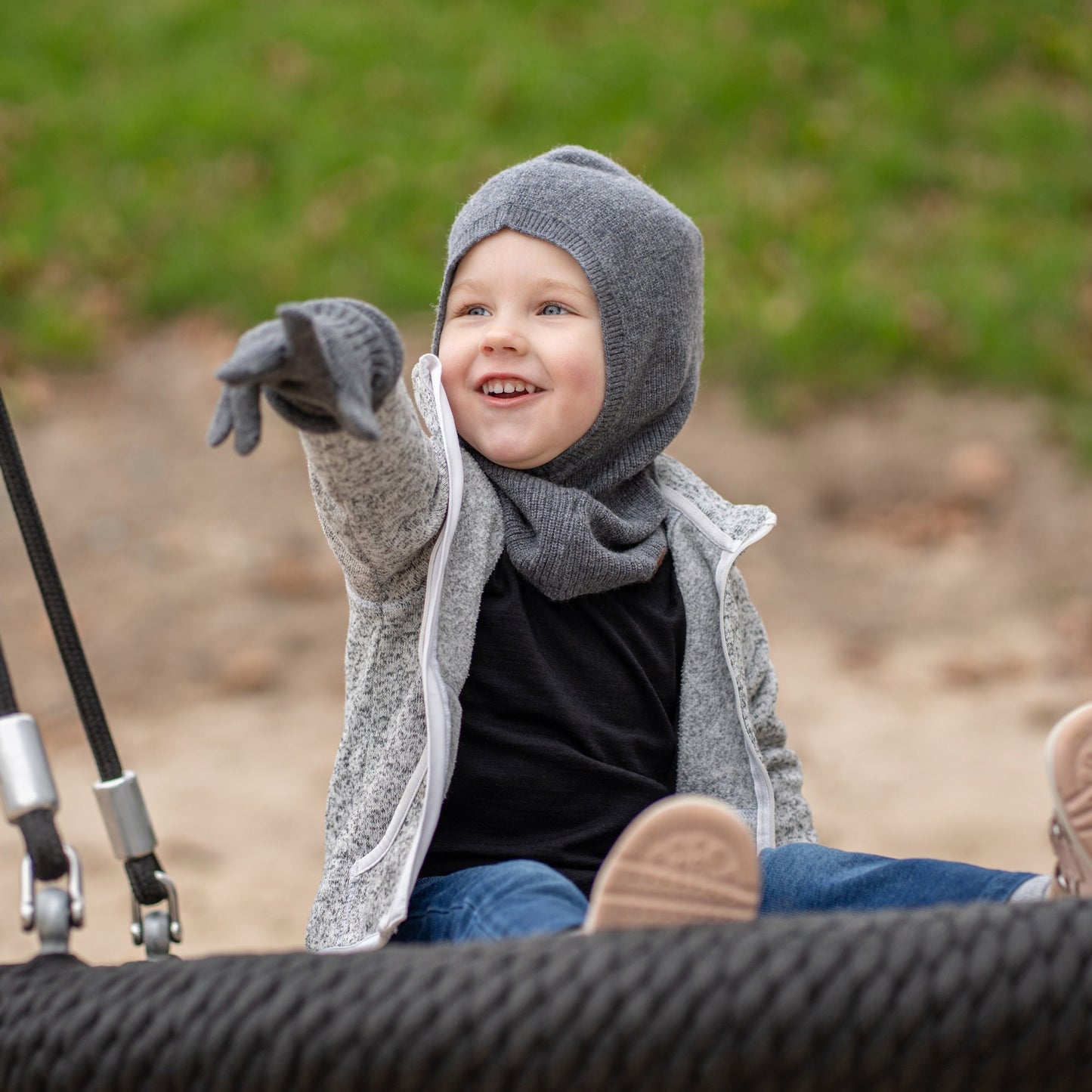 Kids' Knit Merino Gloves