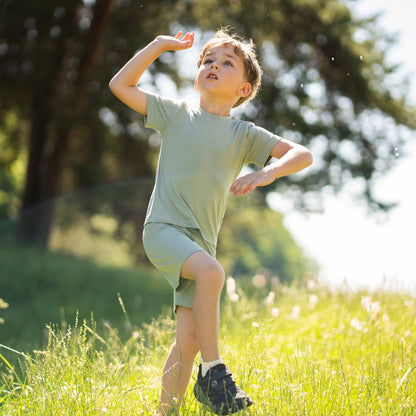 Kids' Bamboo Shorts & Top 2-Piece Set