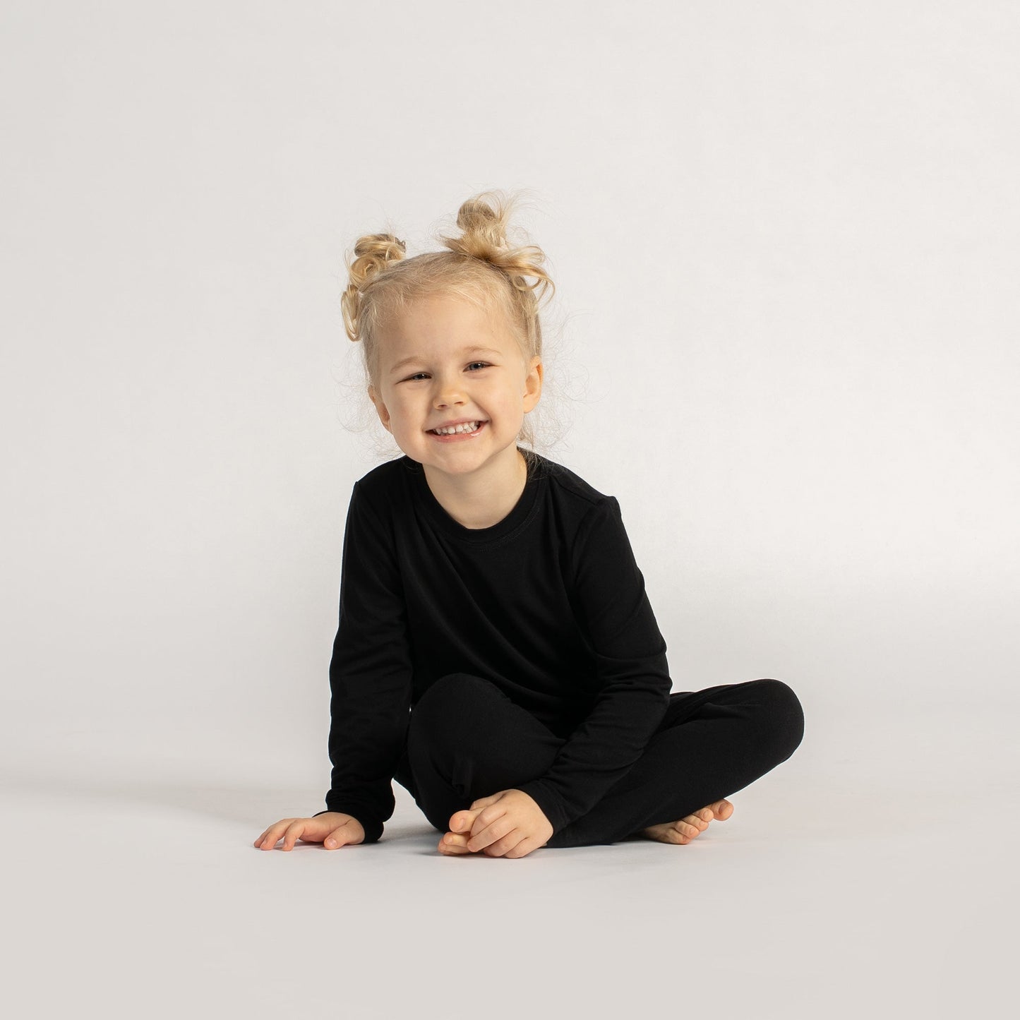 Kids' Bamboo Long Sleeve & Bottom 2-Piece Pajama