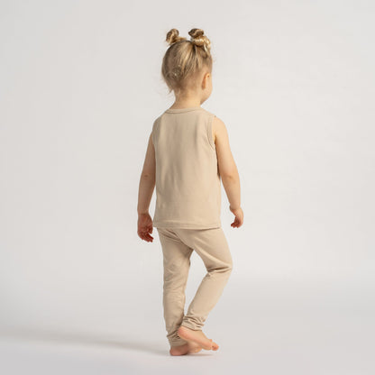 Kids' Bamboo Sleeveless Top & Bottom 2-Piece Pajama