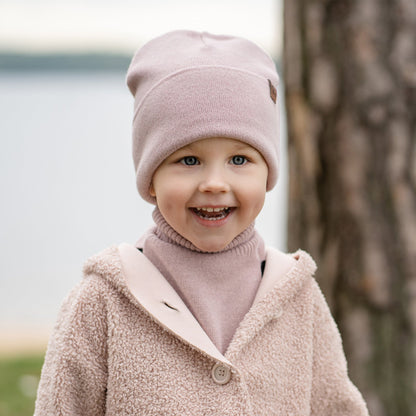 Kids' Knit Beanie Cashmere Blend