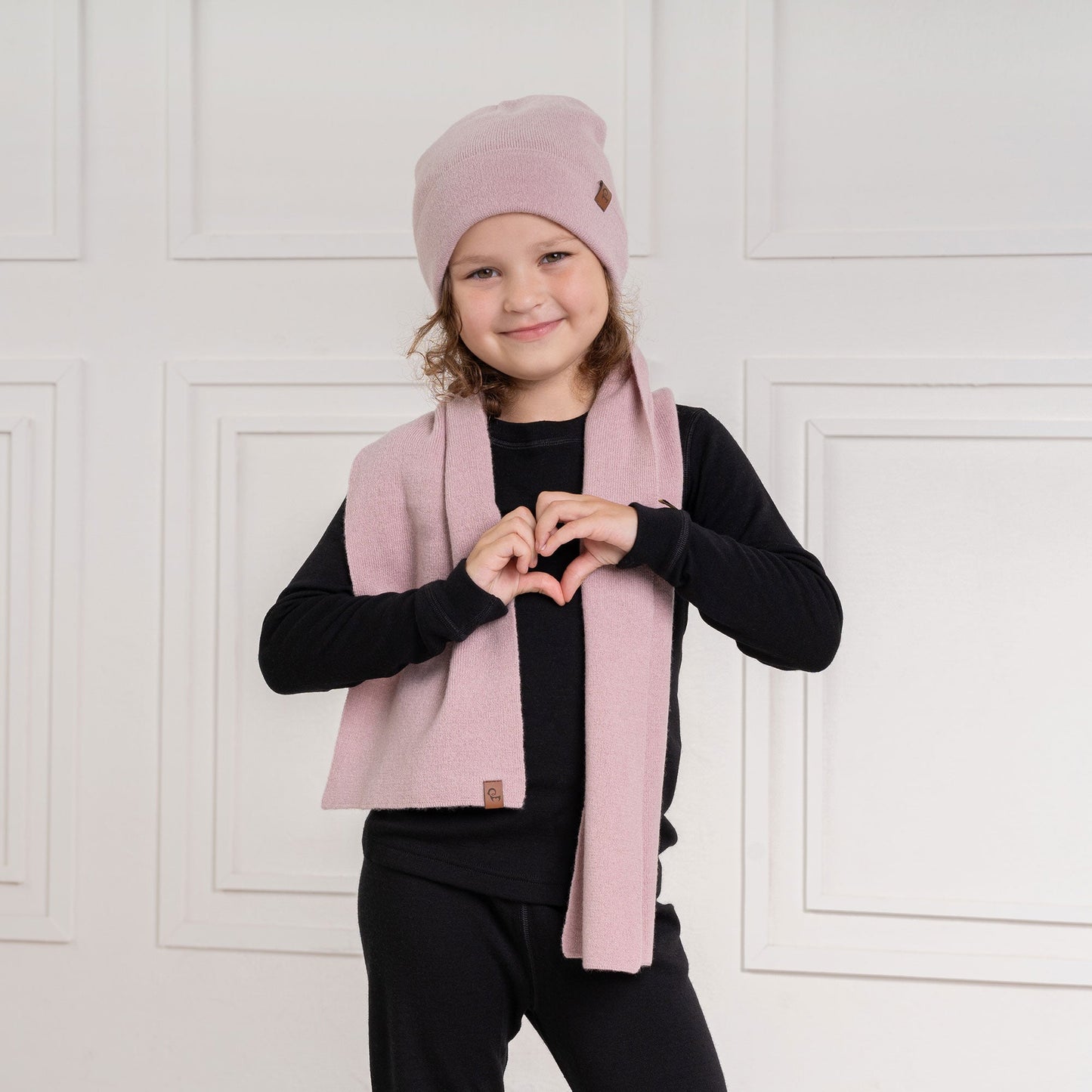 Kids' Knit Scarf Cashmere Blend
