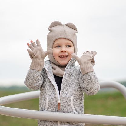 Kids' Knit Merino Convertible Mittens