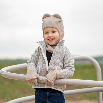 Kids' Merino Blend Balaclava with Ears