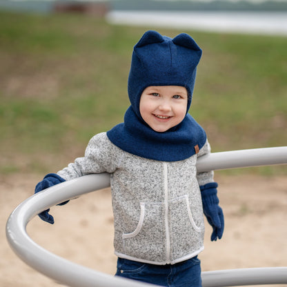 Kids' Merino Blend Balaclava with Ears