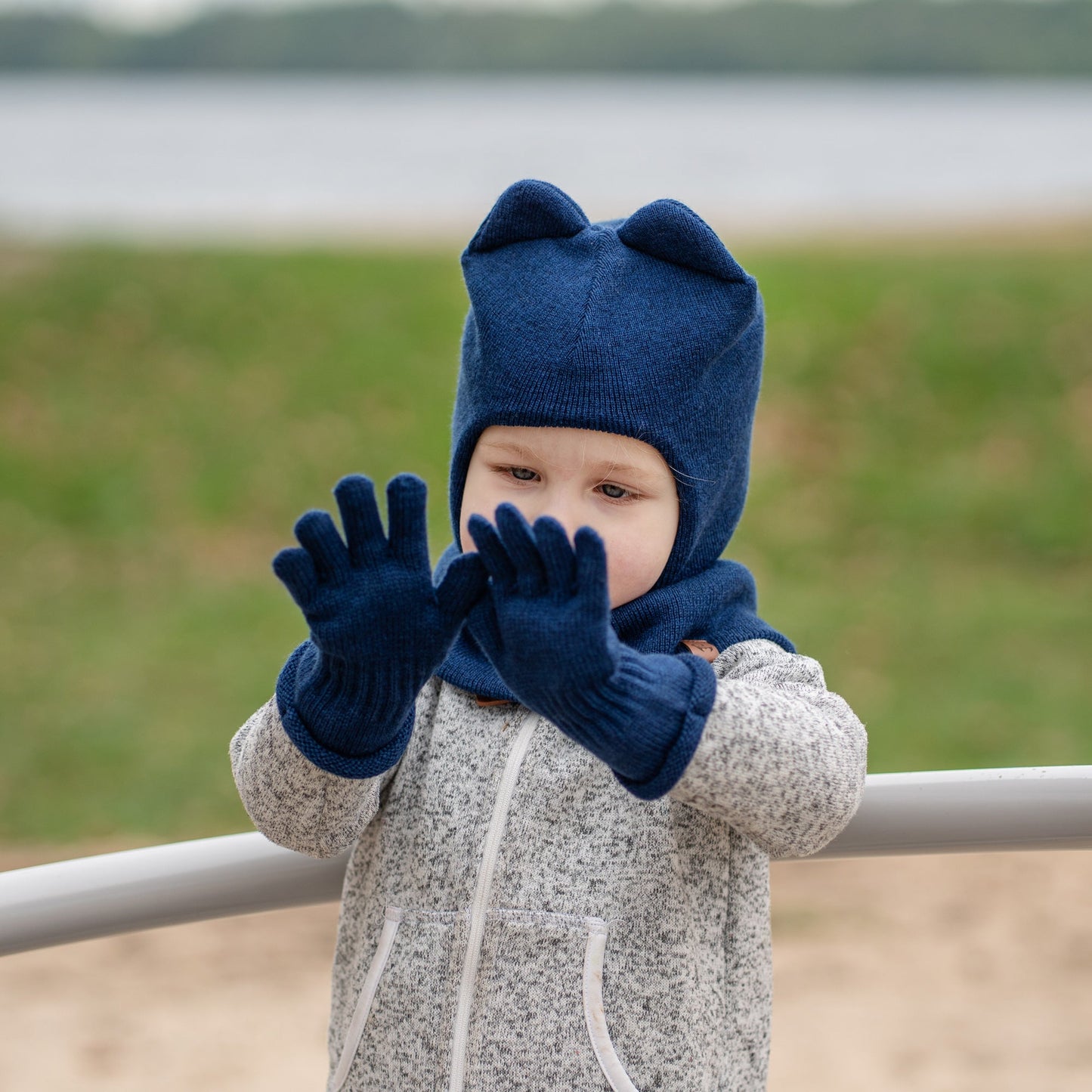 Kids' Knit Merino Gloves