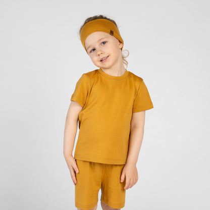 Kids' Light Merino Summer Shorts & Tee Set