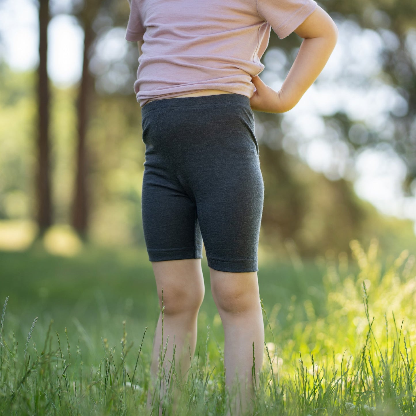 Kids' 160gsm Merino Cycling Shorts