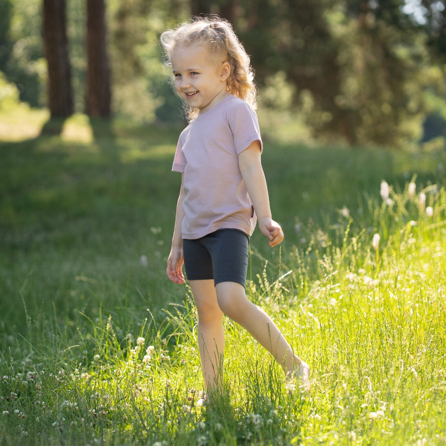 Kids' 160gsm Merino Cycling Shorts