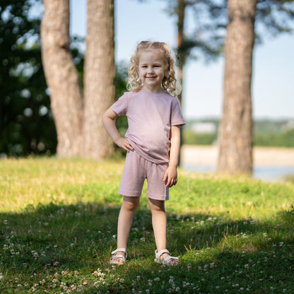 Kids' Lightweight 100% Merino T-Shirt Crewneck
