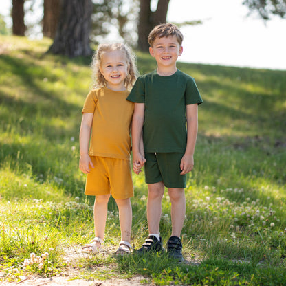 Kids' Lightweight 100% Merino T-Shirt Crewneck