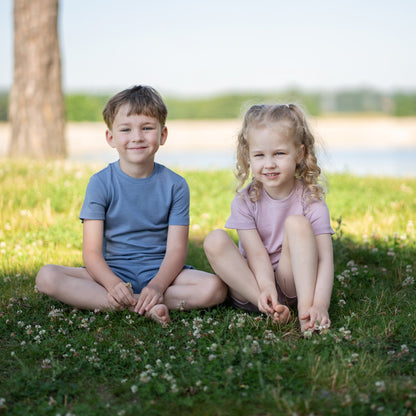 Kids' Lightweight 100% Merino T-Shirt Crewneck