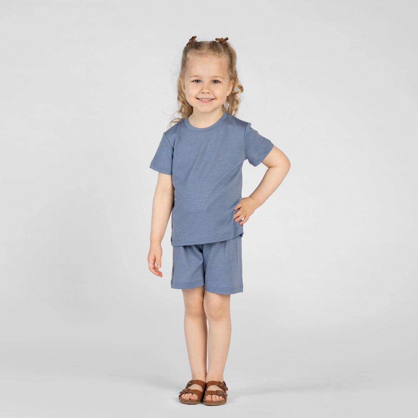 Kids' Lightweight 100% Merino T-Shirt Crewneck