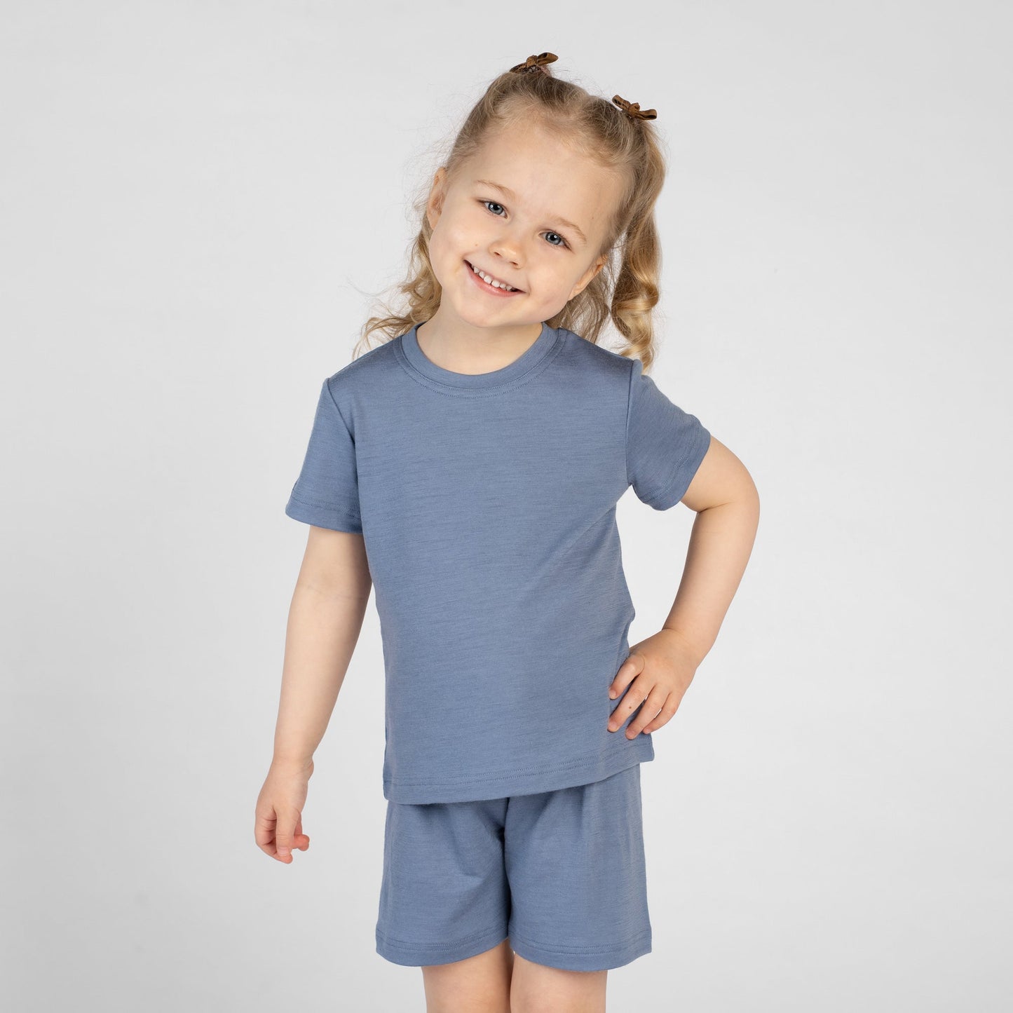 Kids' Lightweight 100% Merino T-Shirt Crewneck