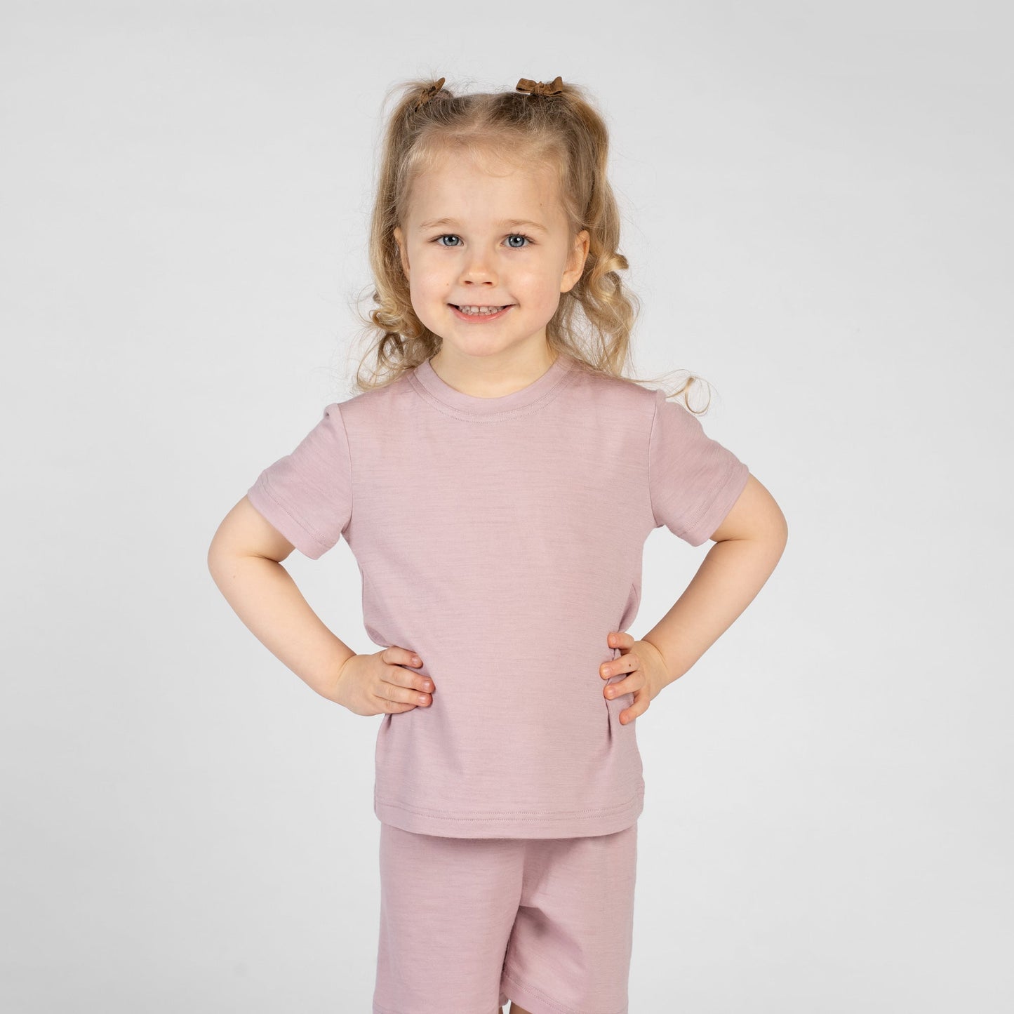 Kids' Lightweight 100% Merino T-Shirt Crewneck