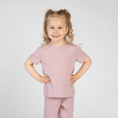 Kids' Lightweight 100% Merino T-Shirt Crewneck