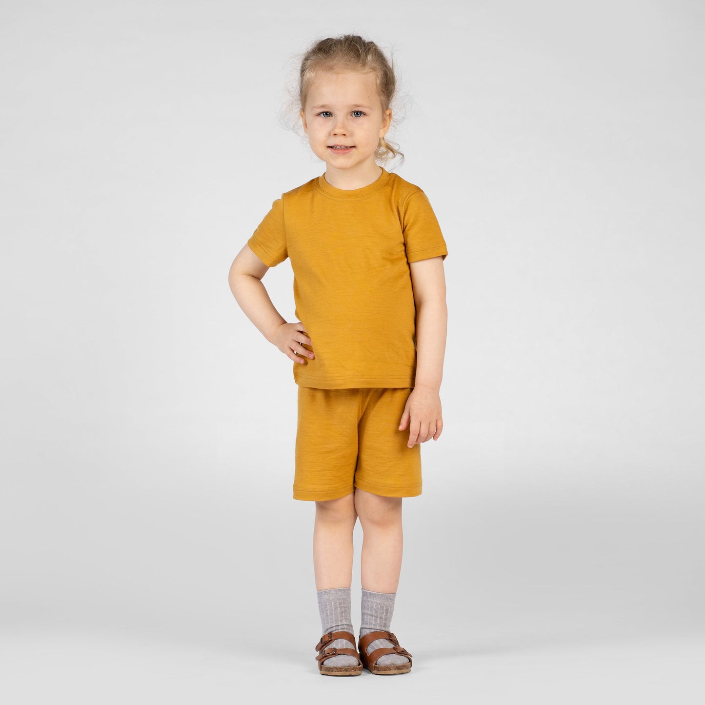 Kids' Light Merino Summer Shorts & Tee Set