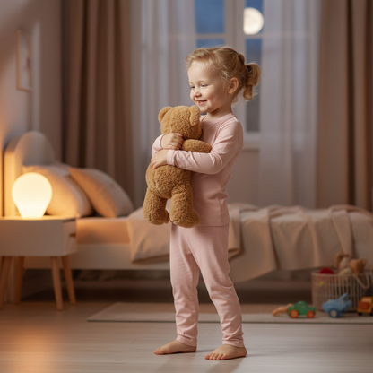 Kids' Bamboo Long Sleeve & Bottom 2-Piece Pajama
