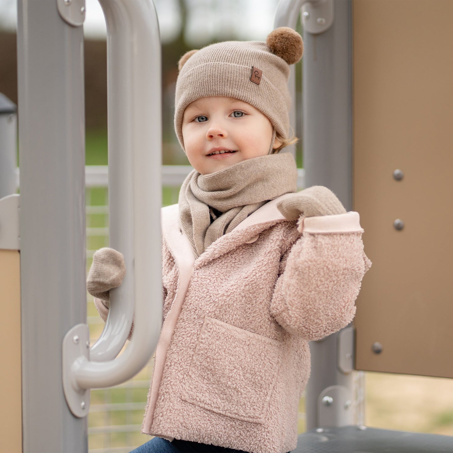 Kids' Knit Scarf Cashmere Blend