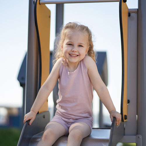 Girls 100% Merino Sleeveless Top