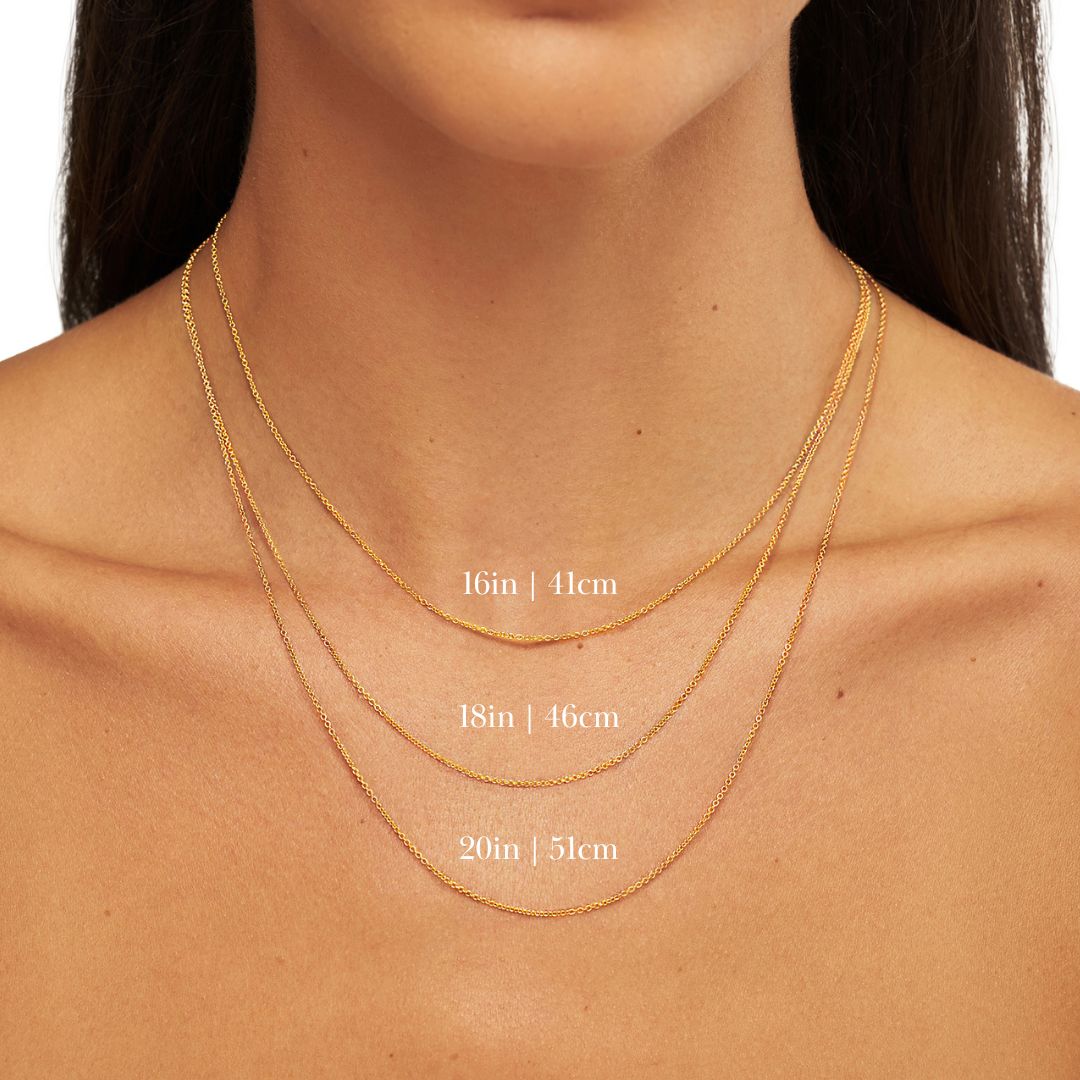 Solid Gold Initial and Pearl Drop Necklace