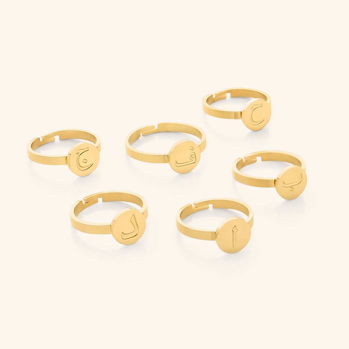 Arabic Letter Ring