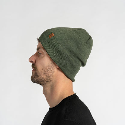 Knitted Merino Liner Beanie For Men