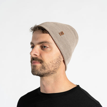 Knitted Merino Liner Beanie For Men