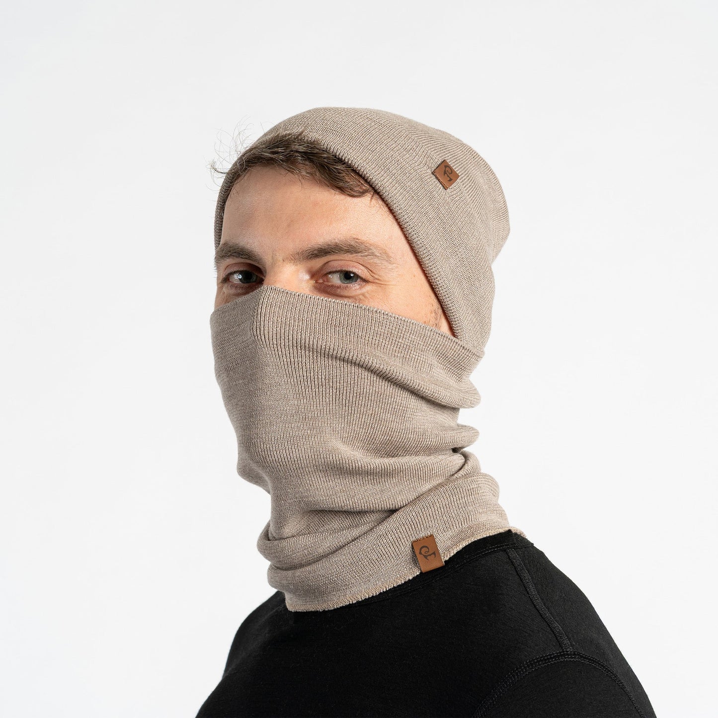 Knit Merino Liner Neck Gaiter for Men