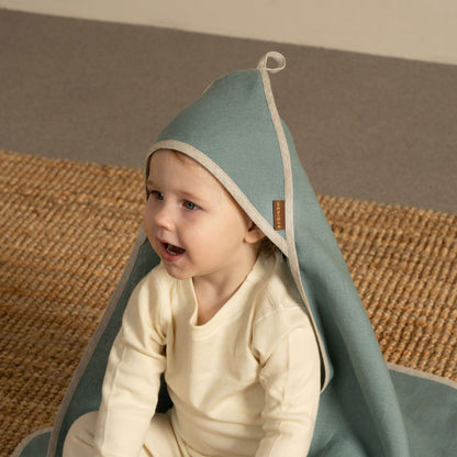 Linen Hooded Baby Towel