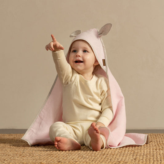 Linen Baby Towel with Ears