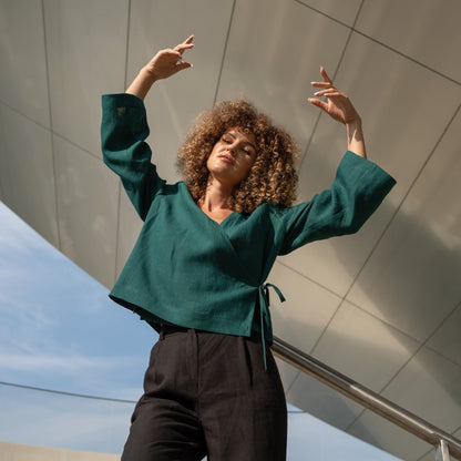 Relaxed Wrap Top Thea